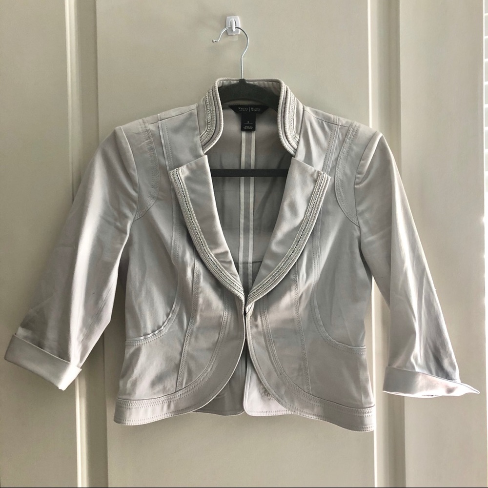 White House Black Market Formal Metallic Blazer